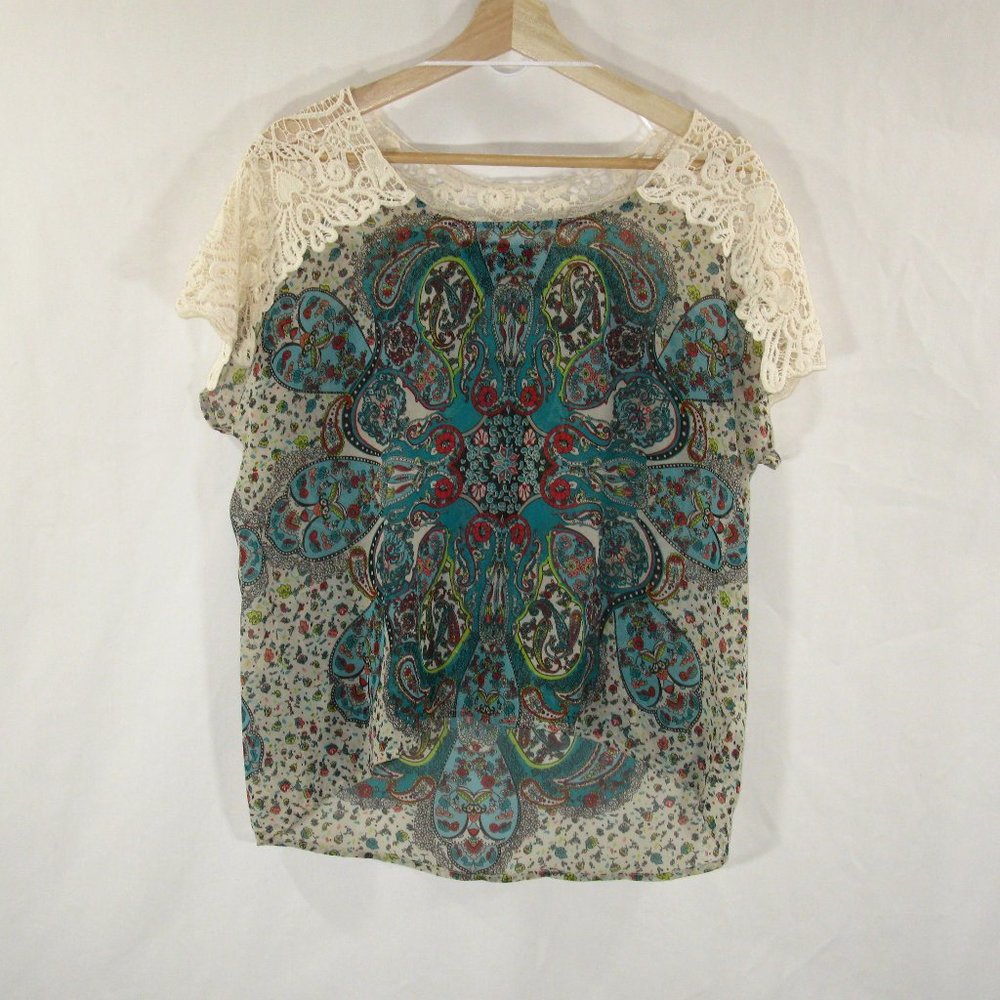 Style & Co. Petite Boho Blouse - Size PM - Like New
